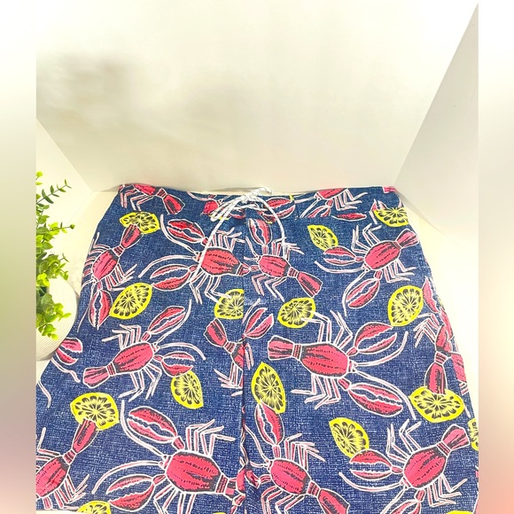 Lobster Men’s Swim Trunks Preppy Bathing Suit Blue Beach Swim Pool Size XXL - Picture 6 of 15